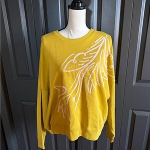 Ted Baker Mustard Yellow Knit Sweater - L